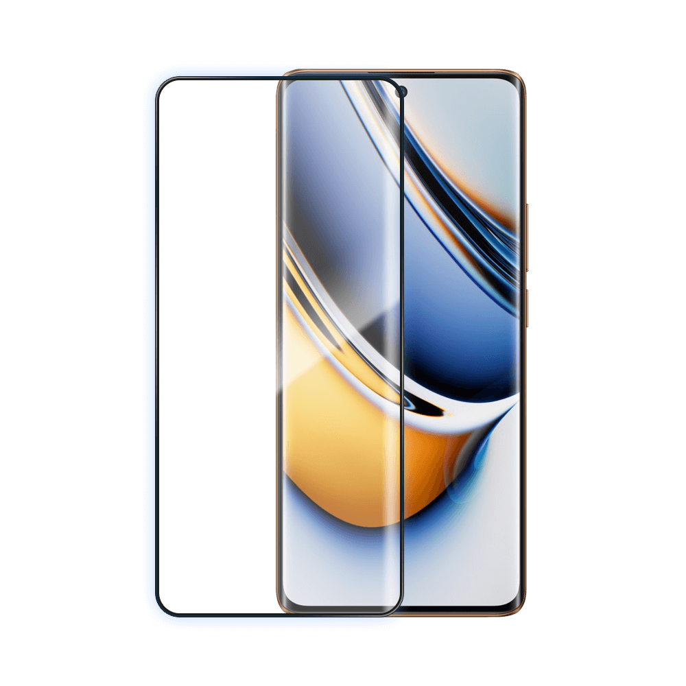 Verre trempé intégral 5D 9H – protection écran compatible Realme 11 Pro / 11 Pro+ – PROTECT Noir