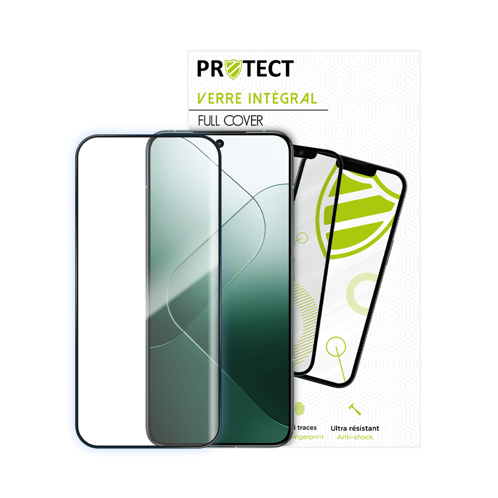 Verre trempé intégral 5D 9H – protection écran Xiaomi 14 5G – PROTECT Noir - Vue 2