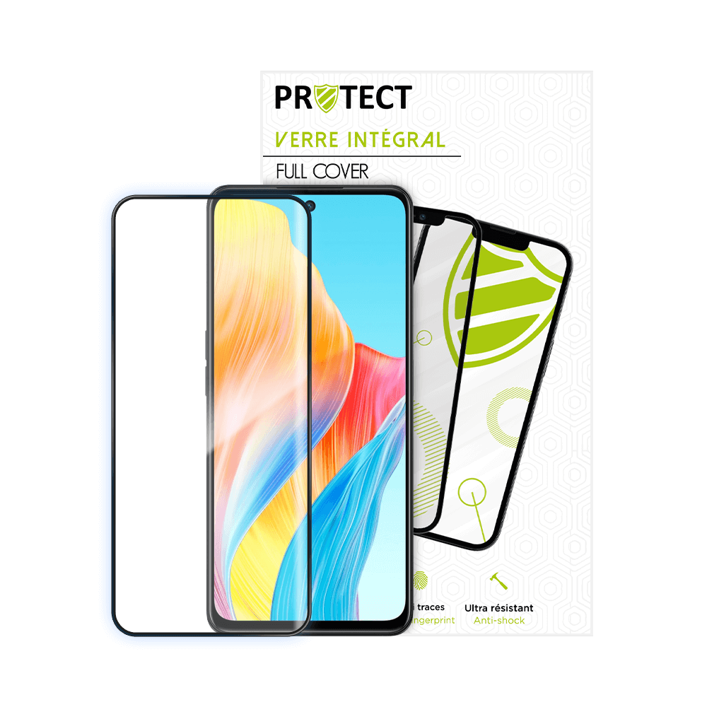 Verre trempé intégral 5D 9H – protection écran OPPO A98 5G – PROTECT Noir - Vue 2