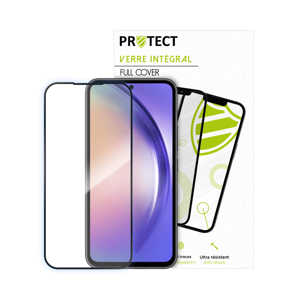 Verre trempé intégral 5D 9H – protection écran Samsung Galaxy A54 5G – PROTECT Noir - Vue 2