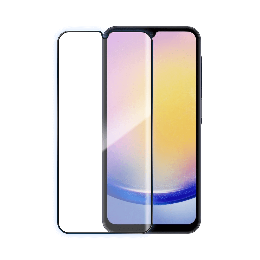 Verre trempé intégral 5D 9H – protection écran compatible Samsung Galaxy A24 4G / A25 5G / A15 5G / A15 4G – PROTECT Noir
