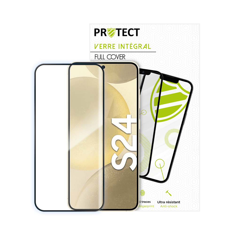 Verre trempé intégral 5D 9H – protection écran Samsung Galaxy S24 5G – PROTECT Noir - Vue 2