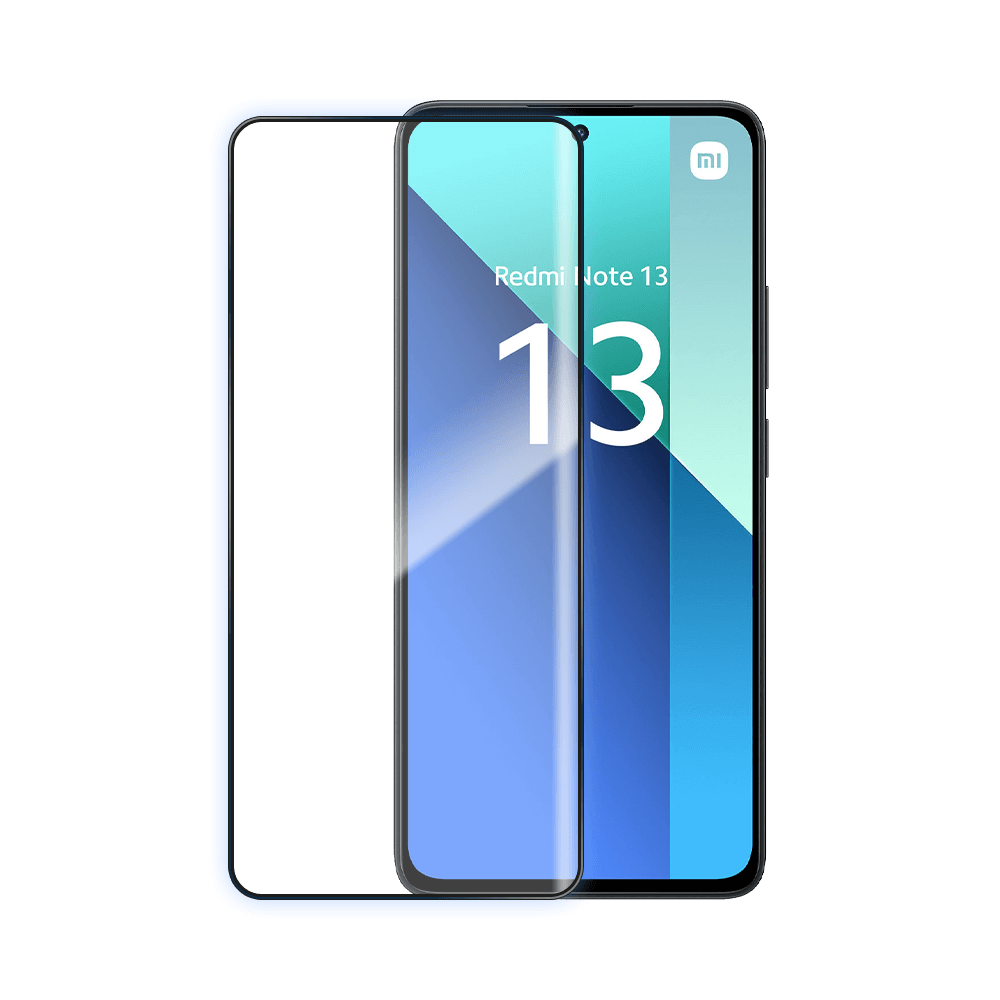 Verre trempé intégral 5D 9H – protection écran compatible Xiaomi Redmi Note 13 5G / 13 Pro 5G / 13 4G – PROTECT Noir