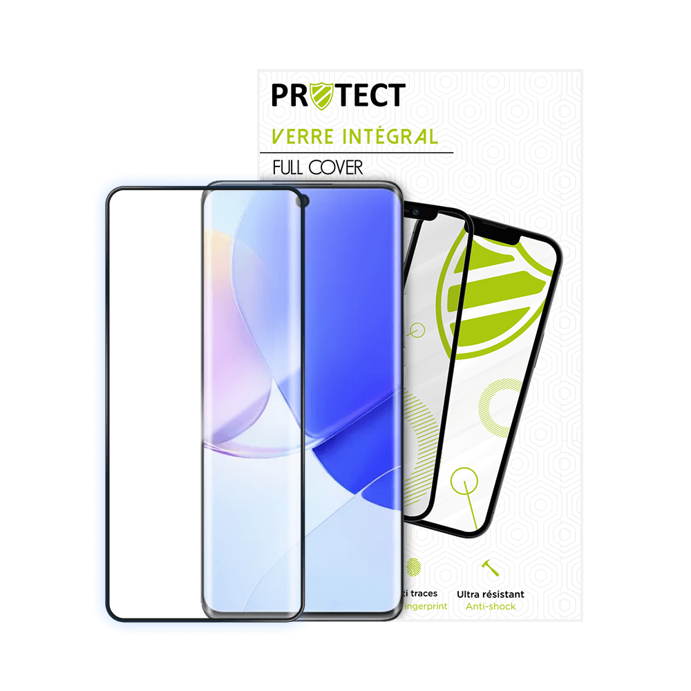 Verre trempé intégral 5D 9H – protection écran Huawei Nova 9 – PROTECT Noir - Vue 2