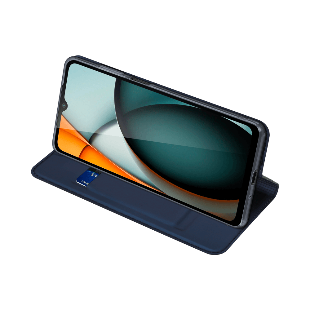 Housse folio Xiaomi Redmi A3 porte-carte – Dux Ducis Skin Pro Noir - Vue 4