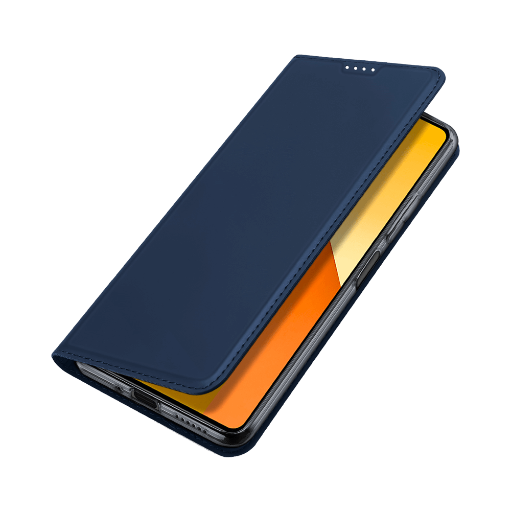 Housse folio Xiaomi Redmi Note 13 5G porte-carte – Dux Ducis Skin Pro Bleu - Vue 3