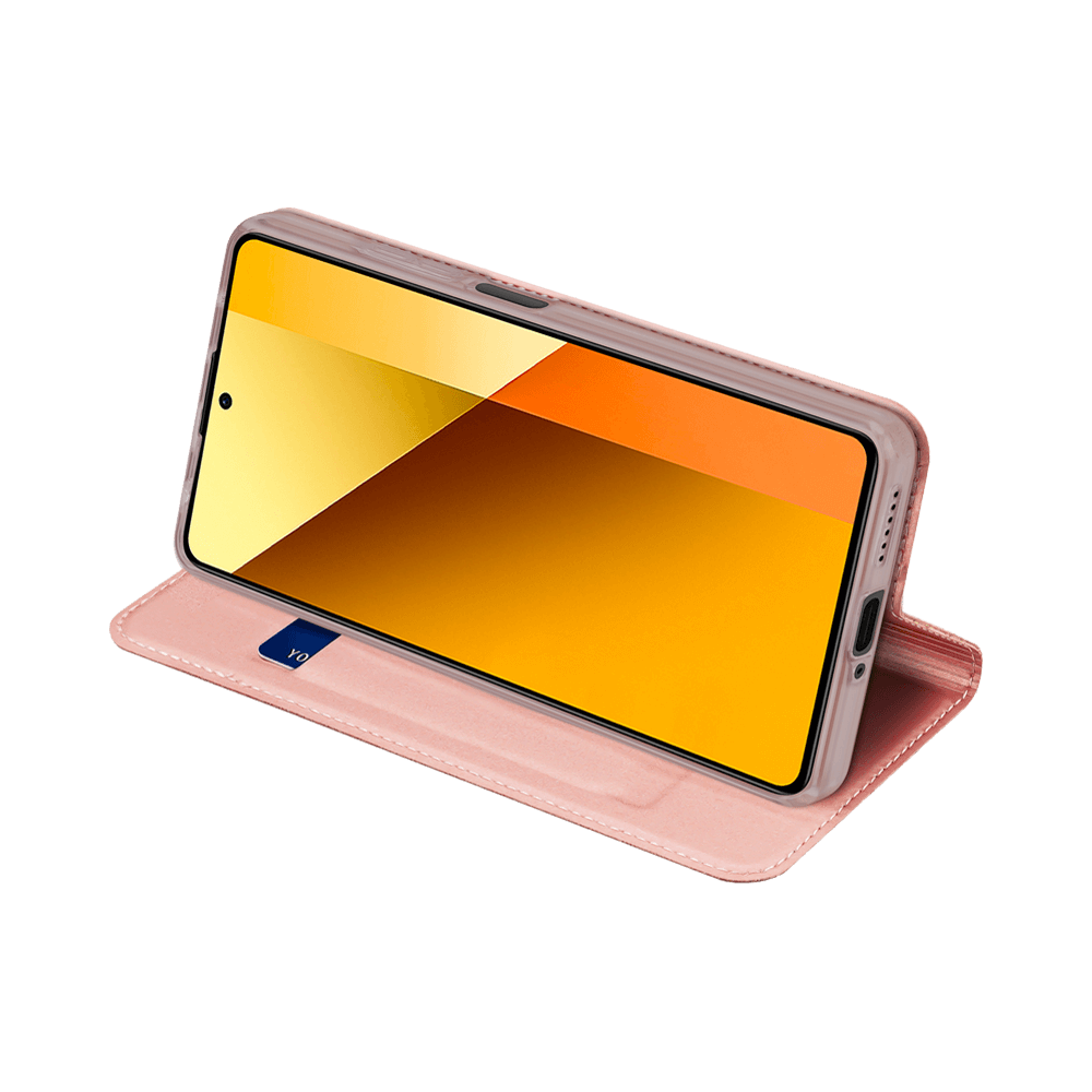 Housse folio Xiaomi Redmi Note 13 5G porte-carte – Dux Ducis Skin Pro Bleu - Vue 4