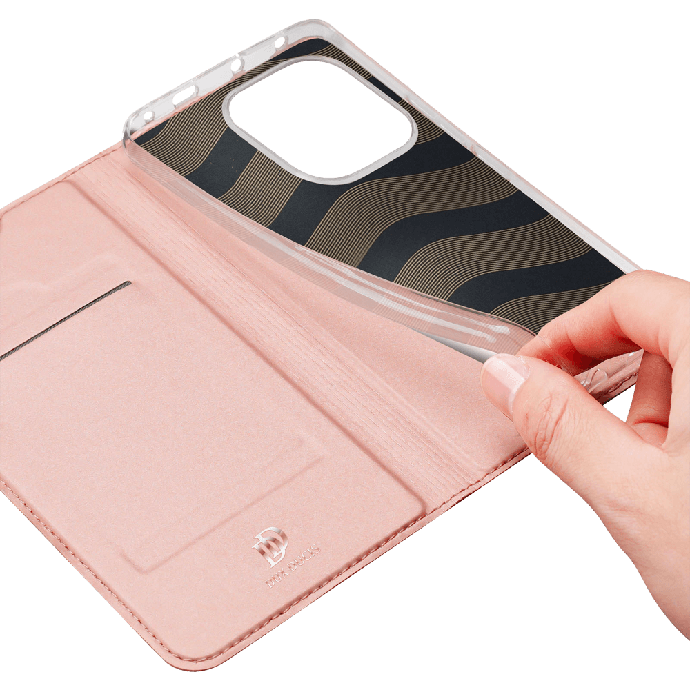 Housse folio Xiaomi Redmi Note 13 4G porte-carte – Dux Ducis Skin Pro Noir - Vue 5