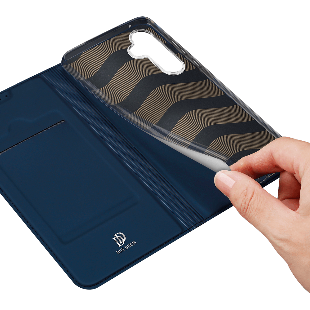 Housse folio Samsung Galaxy A35 5G porte-carte – Dux Ducis Skin Pro Noir - Vue 5