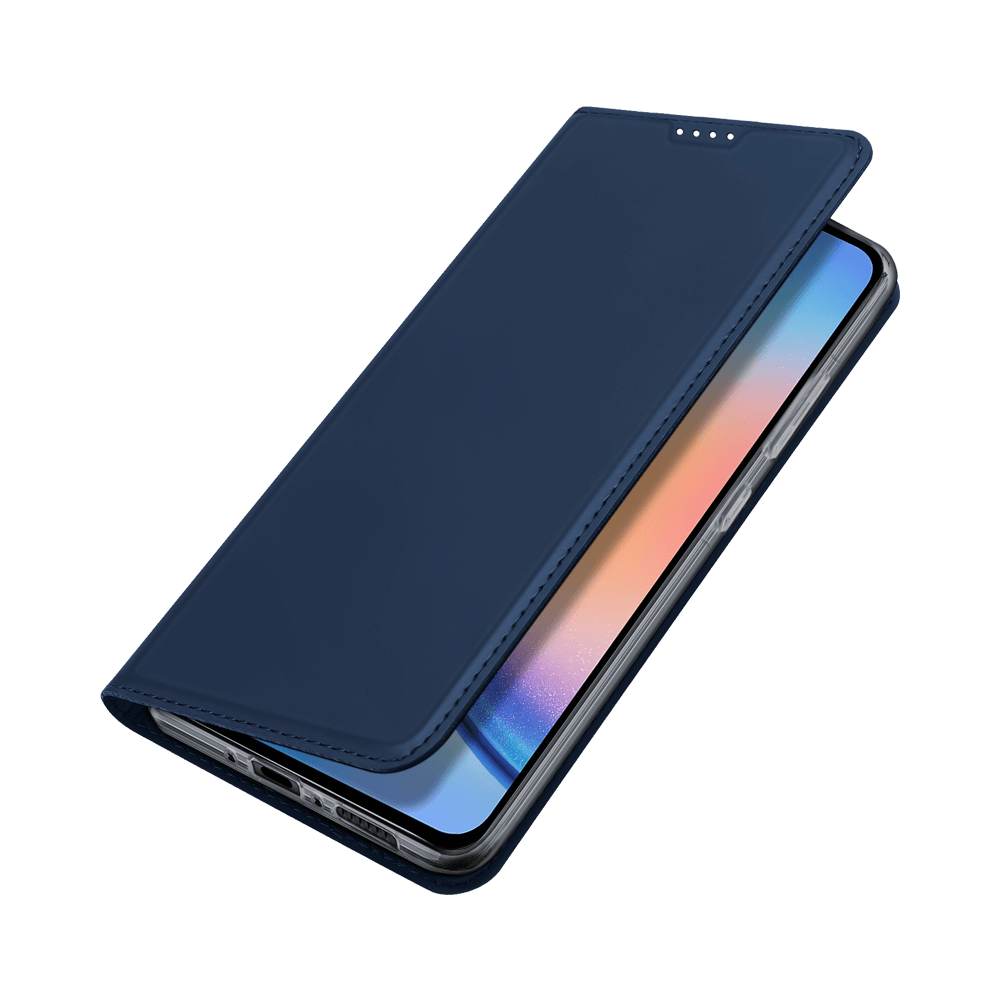 Housse folio Samsung Galaxy A35 5G porte-carte – Dux Ducis Skin Pro Bleu - Vue 3
