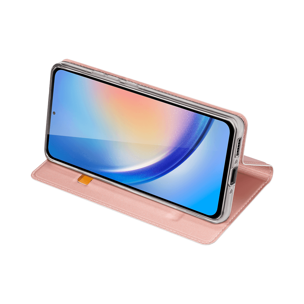 Housse folio Samsung Galaxy A35 5G porte-carte – Dux Ducis Skin Pro Bleu - Vue 4