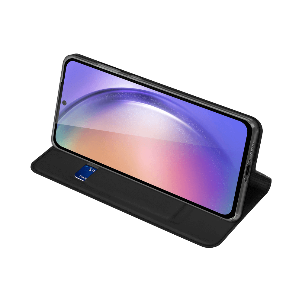 Housse folio Samsung Galaxy A55 5G porte-carte – Dux Ducis Skin Pro Bleu - Vue 4