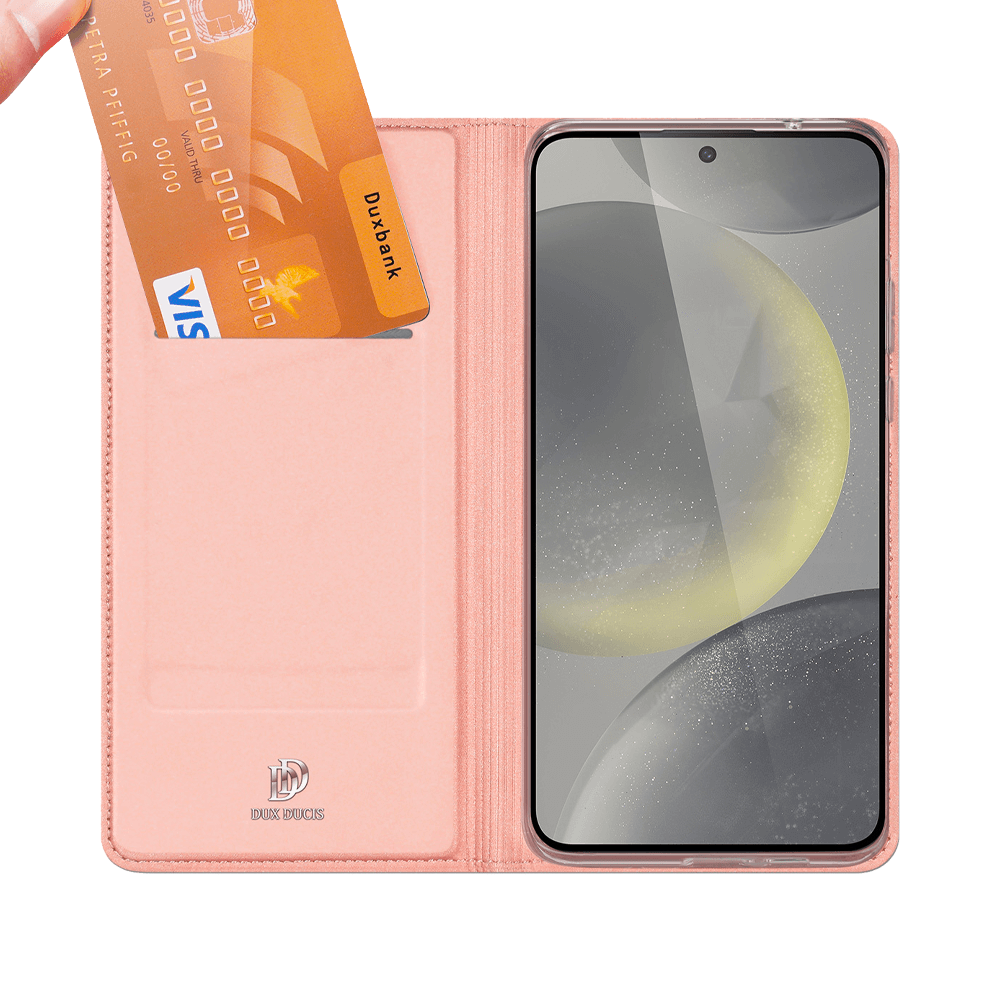 Housse folio Samsung Galaxy S24+ 5G porte-carte – Dux Ducis Skin Pro Noir - Vue 2