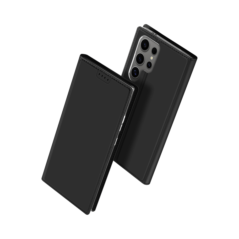 Housse folio Samsung Galaxy S24 Ultra 5G porte-carte – Dux Ducis Skin Pro Noir
