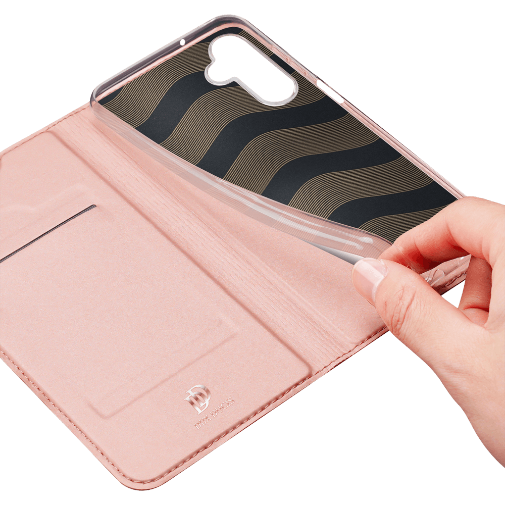 Housse folio Samsung Galaxy A15 5G porte-carte – Dux Ducis Skin Pro Noir - Vue 5