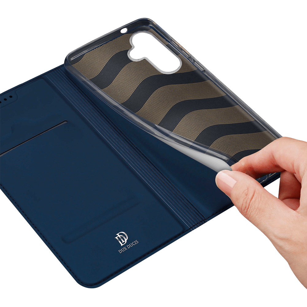 Housse folio Samsung Galaxy S24 5G porte-carte – Dux Ducis Skin Pro Noir - Vue 5