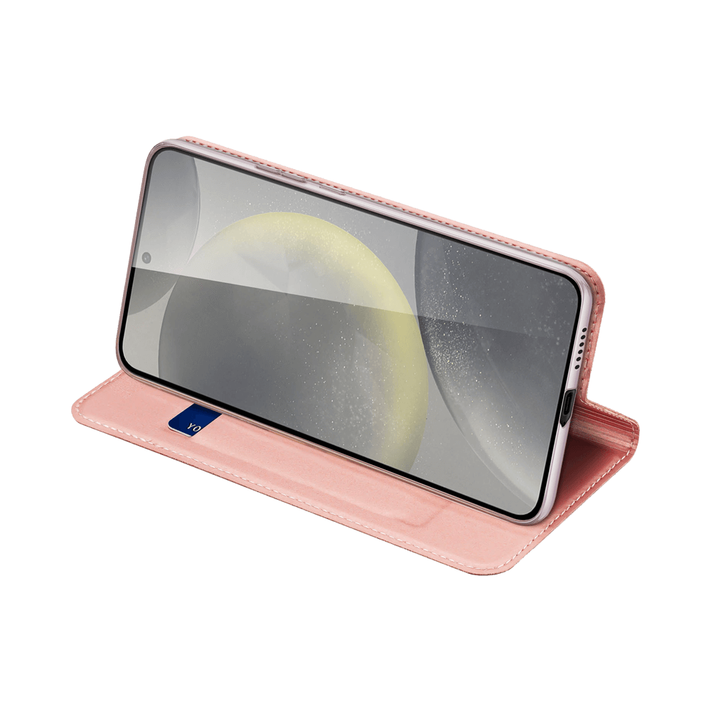 Housse folio Samsung Galaxy S24 5G porte-carte – Dux Ducis Skin Pro Bleu - Vue 4