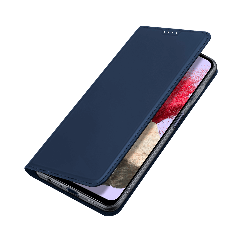 Housse folio Samsung Galaxy M34 5G porte-carte – Dux Ducis Skin Pro Bleu - Vue 3