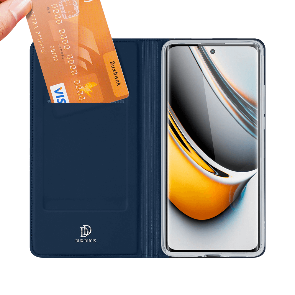 Housse folio Realme 11 Pro / 11 Pro+ porte-carte – Dux Ducis Skin Pro Noir - Vue 2