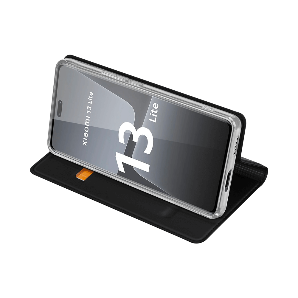 Housse folio Xiaomi 13 Lite porte-carte – Dux Ducis Skin Pro Noir - Vue 3