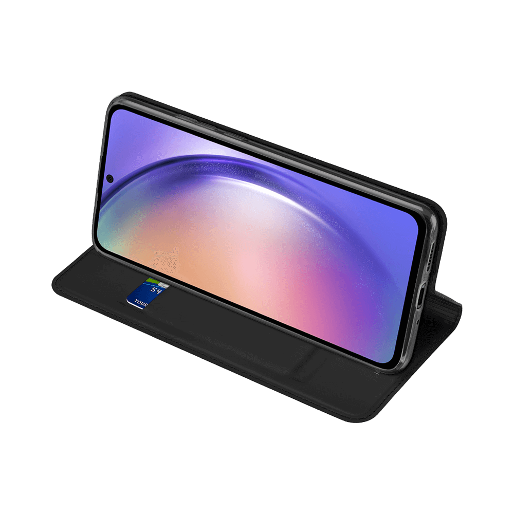 Housse folio Samsung Galaxy A54 porte-carte – Dux Ducis Skin Pro Noir - Vue 3