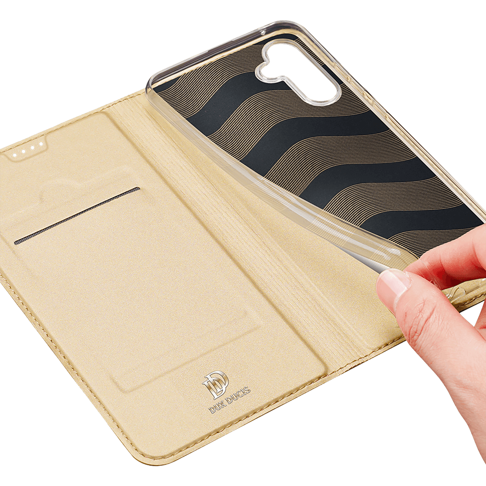 Housse folio Samsung Galaxy A54 porte-carte – Dux Ducis Skin Pro Noir - Vue 4