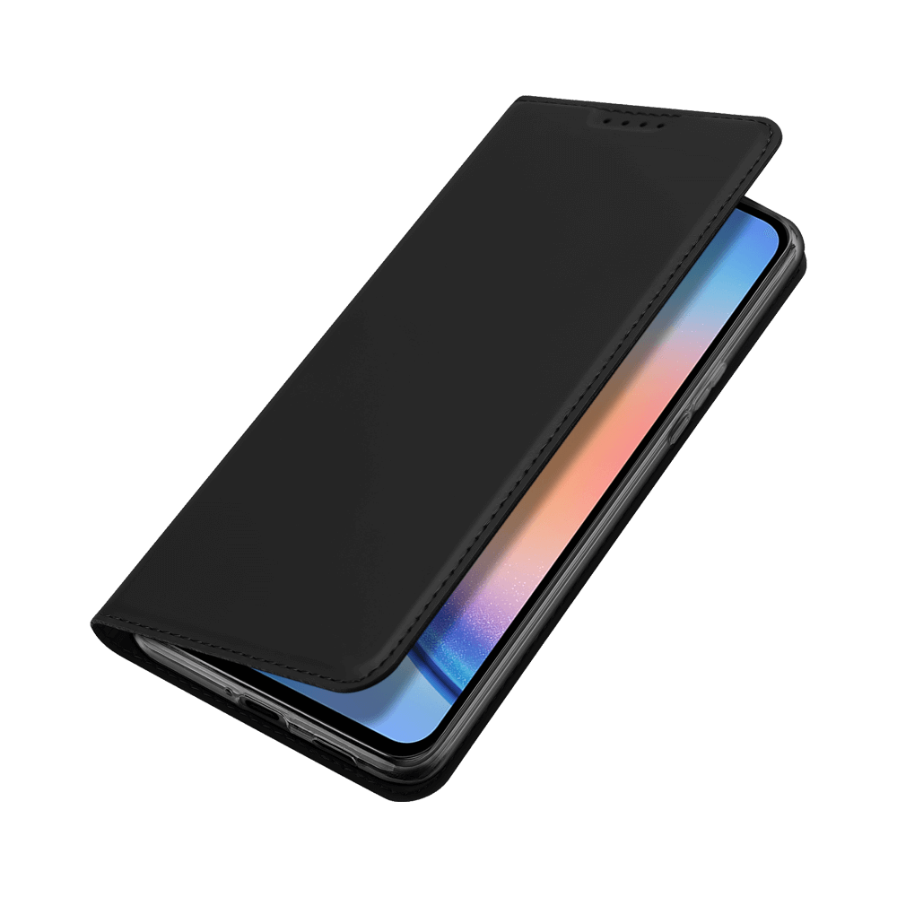 Housse folio Samsung Galaxy A34 porte-carte – Dux Ducis Skin Pro Noir - Vue 3