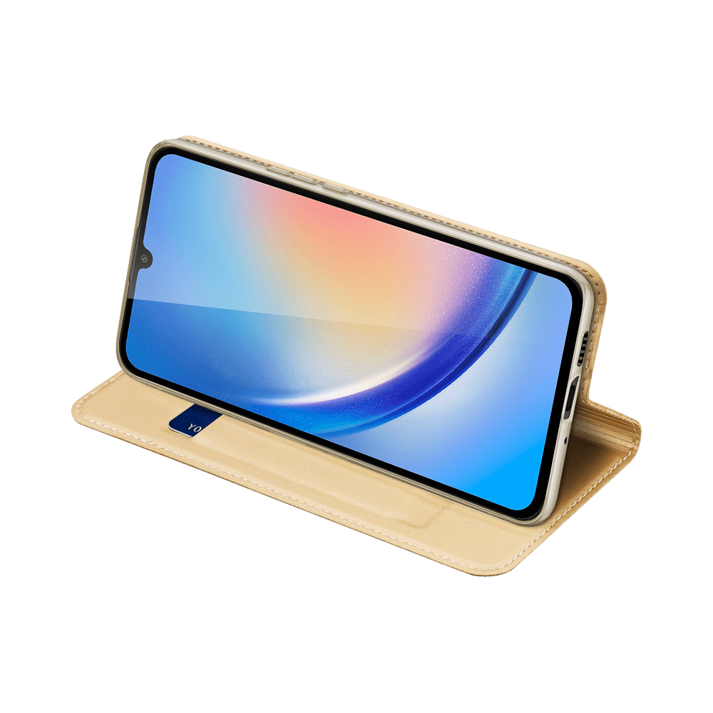Housse folio Samsung Galaxy A34 porte-carte – Dux Ducis Skin Pro Noir - Vue 4