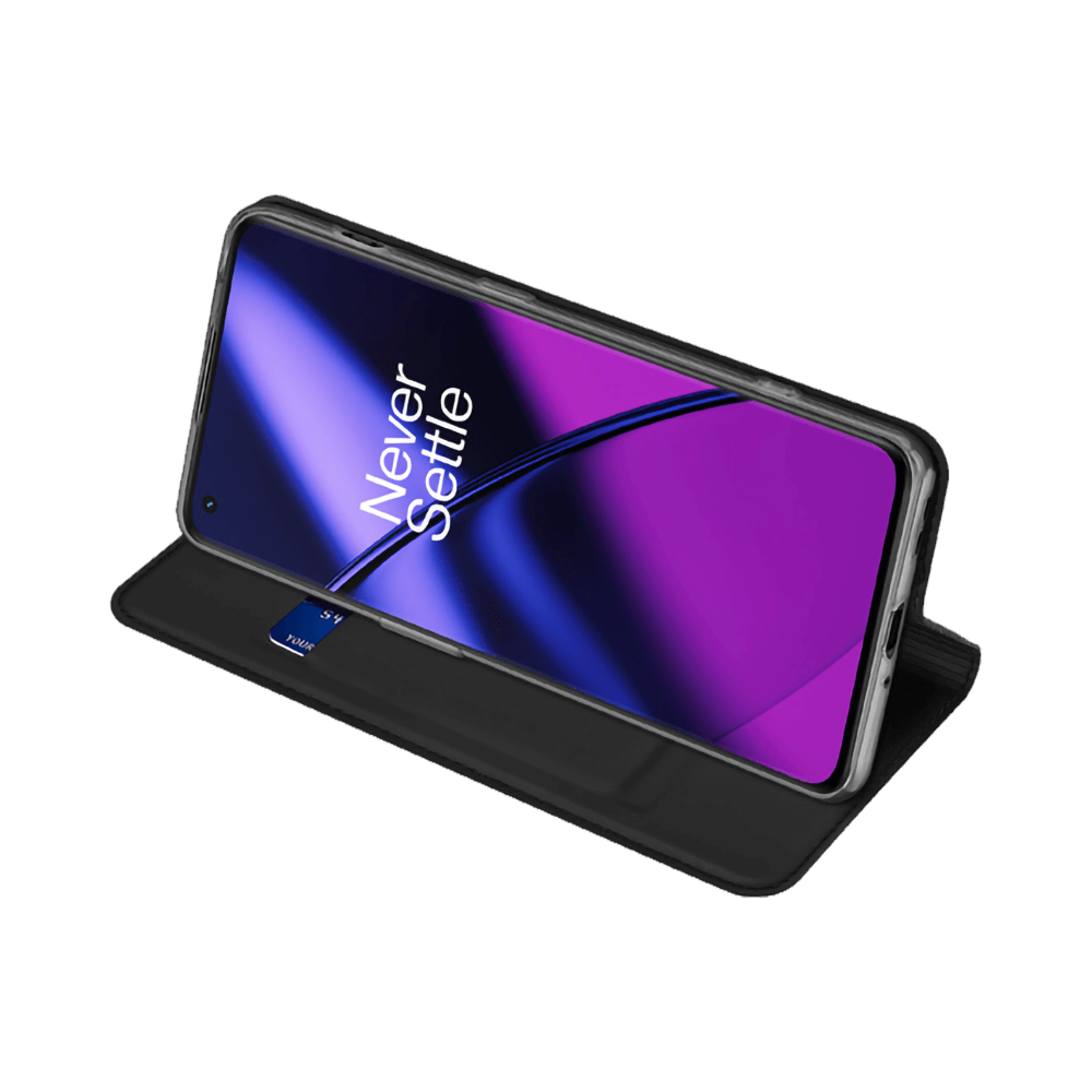 Housse folio OnePlus 11 5G porte-carte – Dux Ducis Skin Pro Noir - Vue 4
