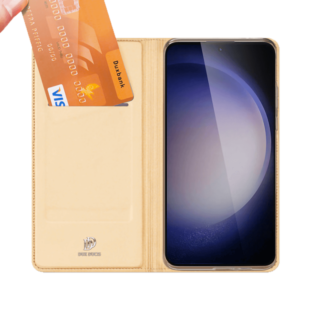 Housse folio Samsung Galaxy S23+ porte-carte – Dux Ducis Skin Pro Noir - Vue 2