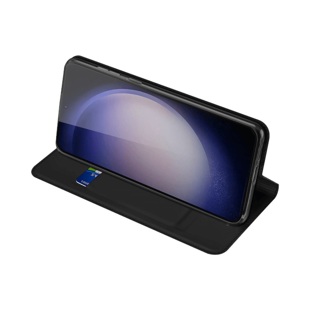 Housse folio Samsung Galaxy S23+ porte-carte – Dux Ducis Skin Pro Noir - Vue 3