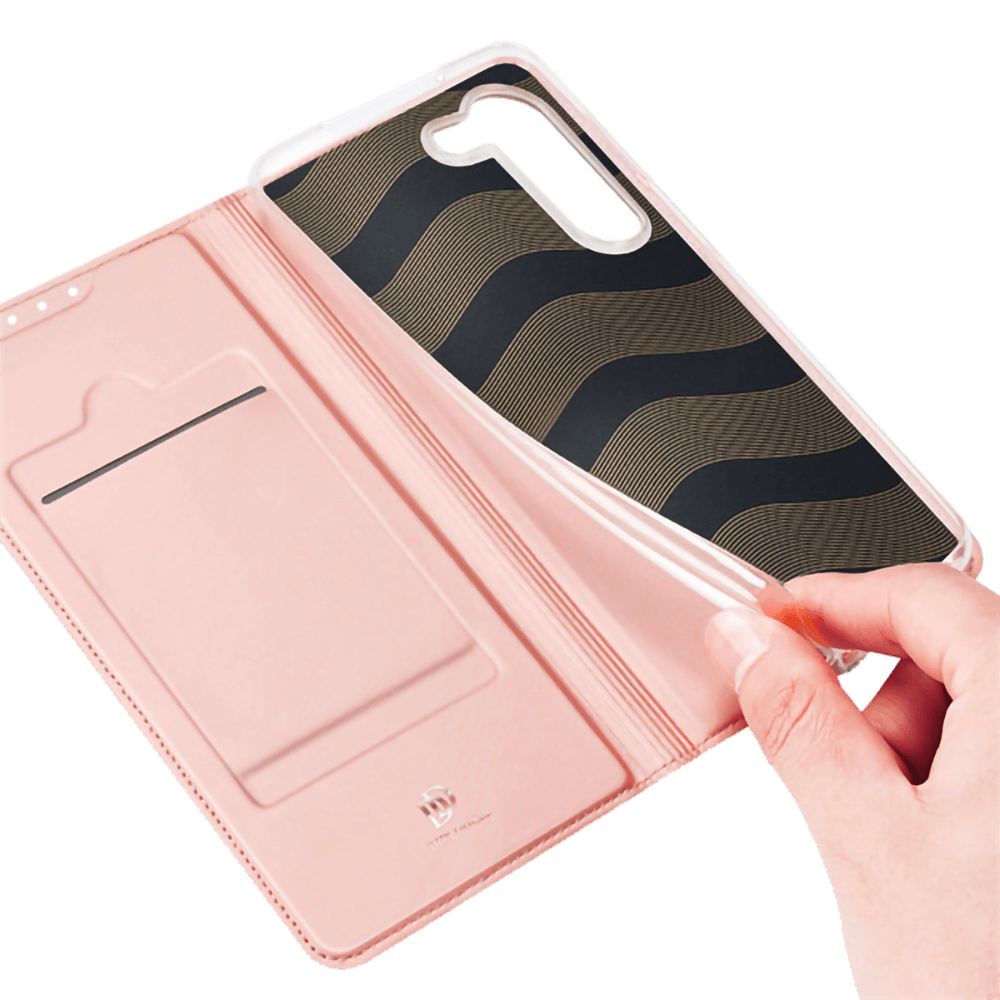 Housse folio Samsung Galaxy S23+ porte-carte – Dux Ducis Skin Pro Noir - Vue 4