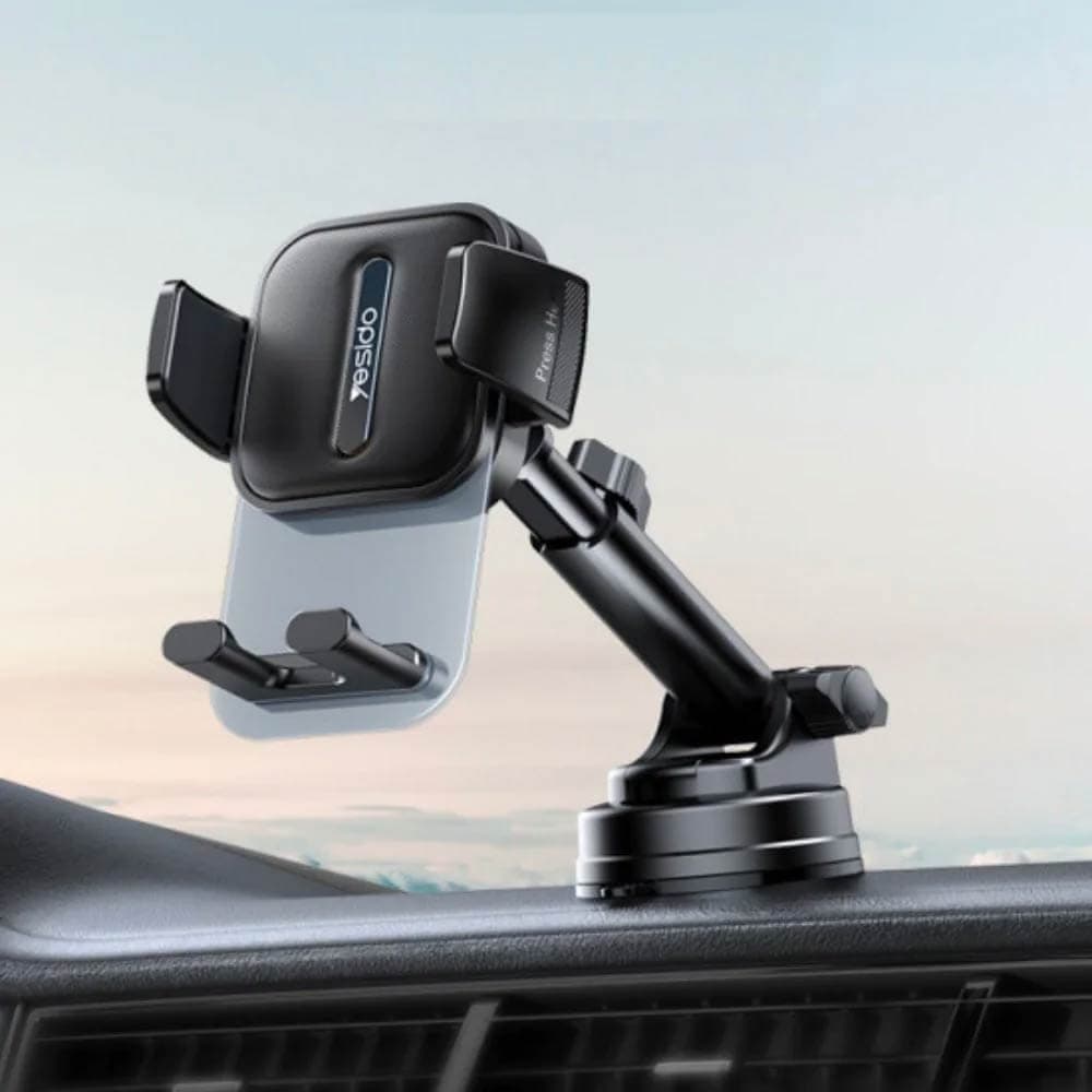 Support smartphone pour voiture Yesido C261 Noir - Vue 2