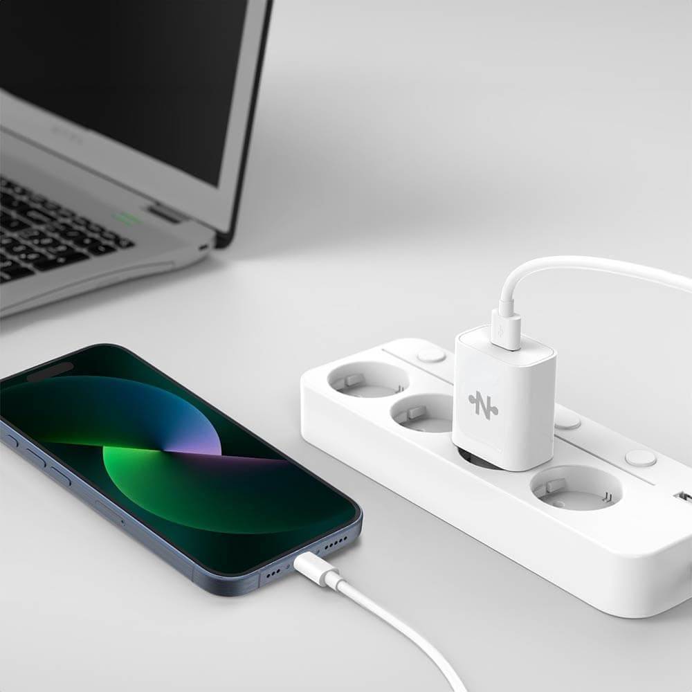 Chargeur secteur USB-A 18W – CONNECT Blanc - Vue 5