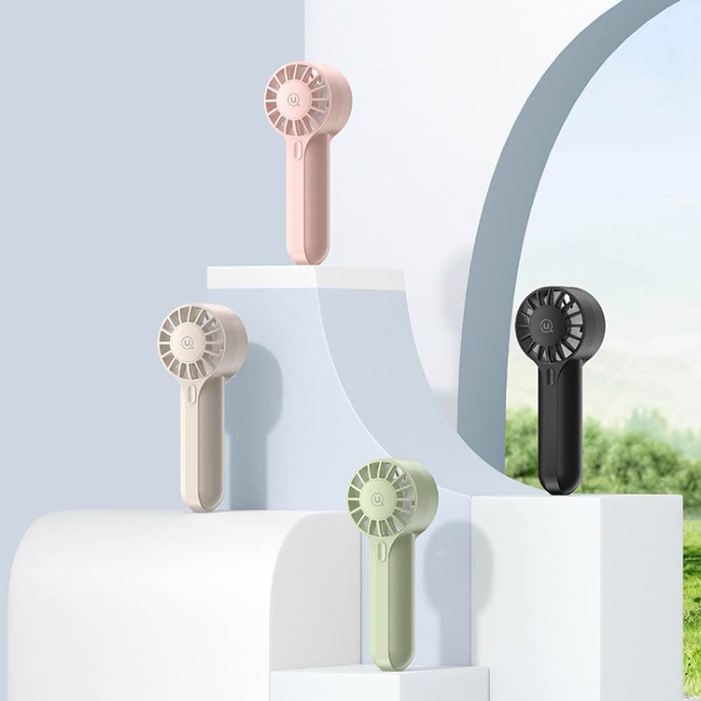 Mini Ventilateur Portable Usams 1200mAh Noir - Vue 42