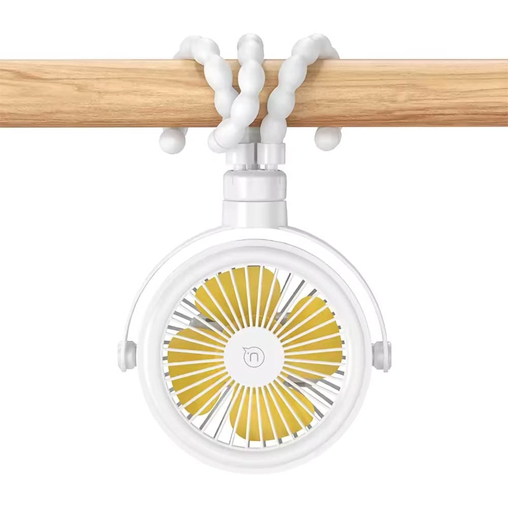 Mini Ventilateur Portable Usams 2000mAh Blanc - Vue 8