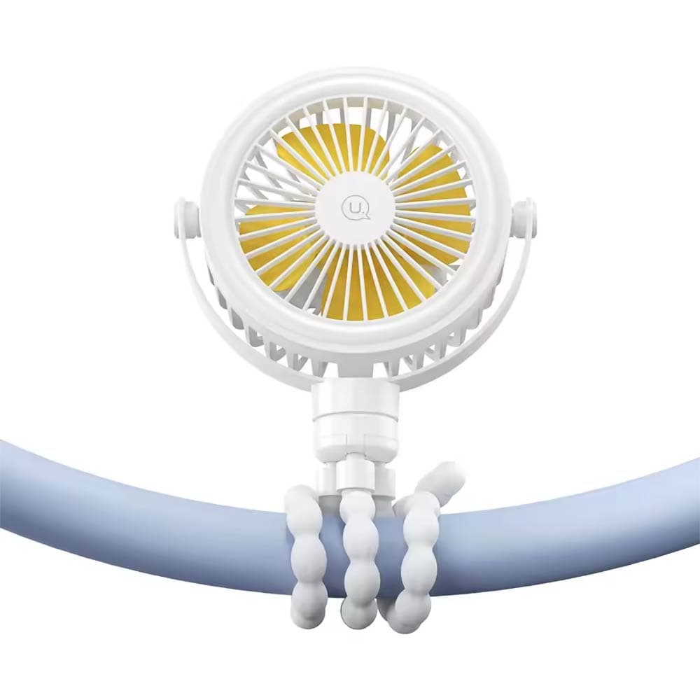 Mini Ventilateur Portable Usams 2000mAh Blanc - Vue 56