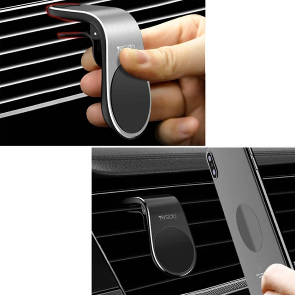 Support smartphone magnétique pour voiture Yesido C64 Noir - Vue 3