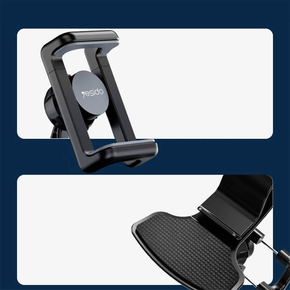 Support smartphone pour voiture Yesido C103 Noir - Vue 4