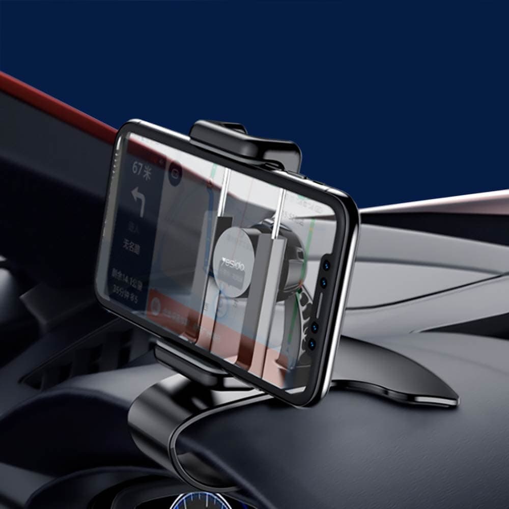 Support smartphone pour voiture Yesido C103 Noir - Vue 6