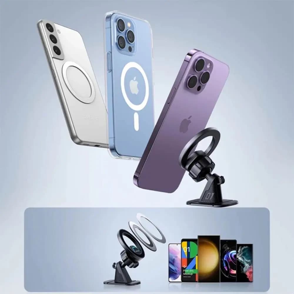 Support Smartphone Magnétique pour Voiture JOYROOM Noir - Vue 4