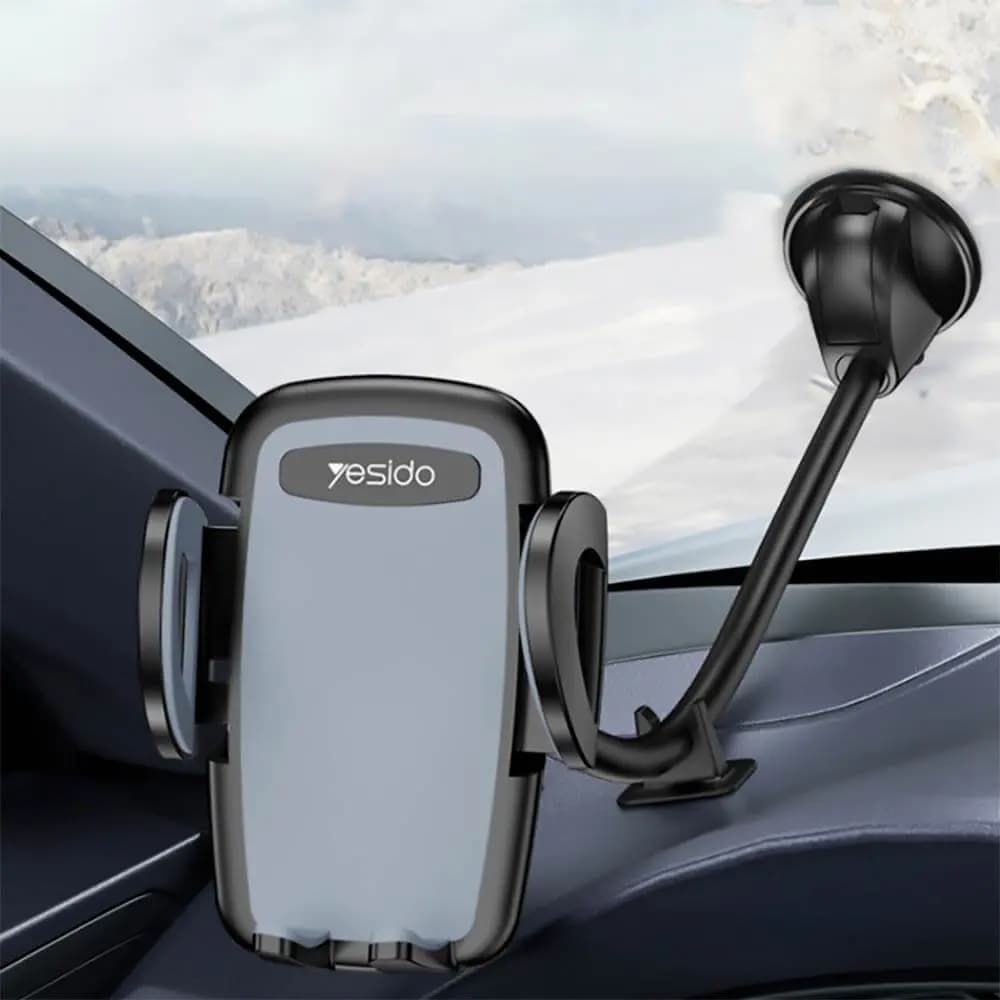 Support smartphone pour voiture Yesido C108 Noir - Vue 4