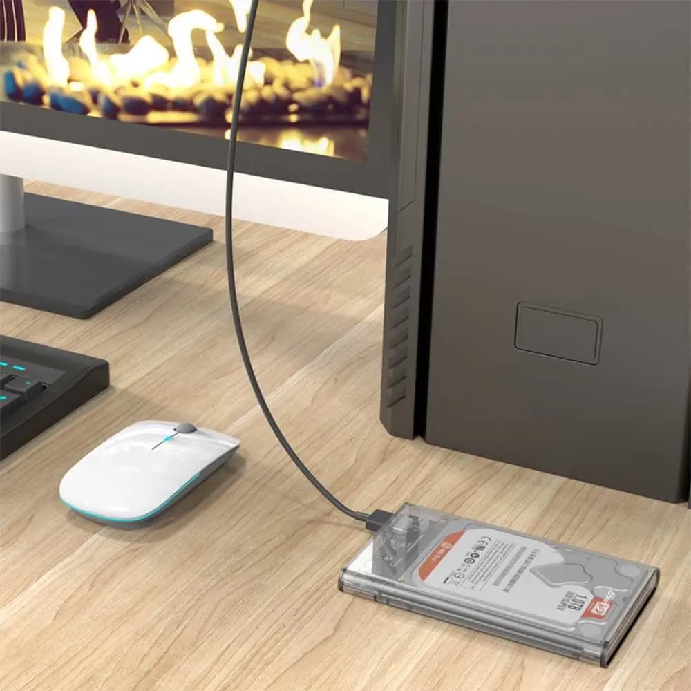 Boitier Disque Dur Orico 2.5" HDD/SSD USB 3.0 Transparent - Vue 24