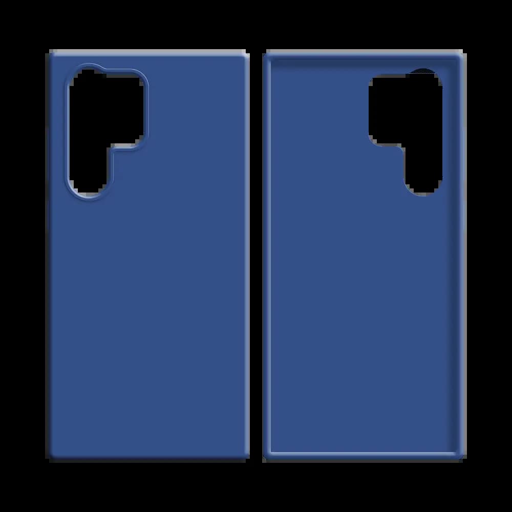 Coque silicone Samsung Galaxy S24 Ultra 5G - Bleu Marine - Vue 12