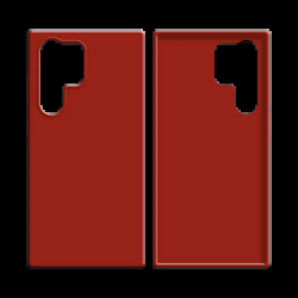 Coque silicone Samsung Galaxy S24 Ultra 5G - Rouge - Vue 2