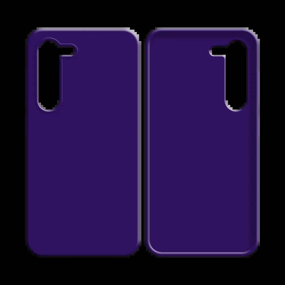 Coque Silicone Compatible pour Samsung Galaxy S23 Plus 5G S916 (#7) Mauve - Vue 12