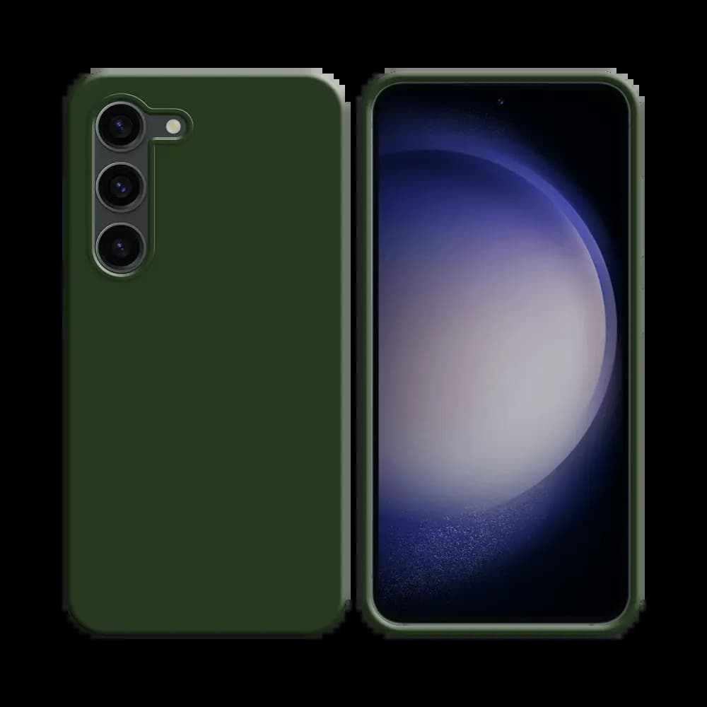 Coque silicone Samsung Galaxy S23 Plus 5G - Vert Foncé