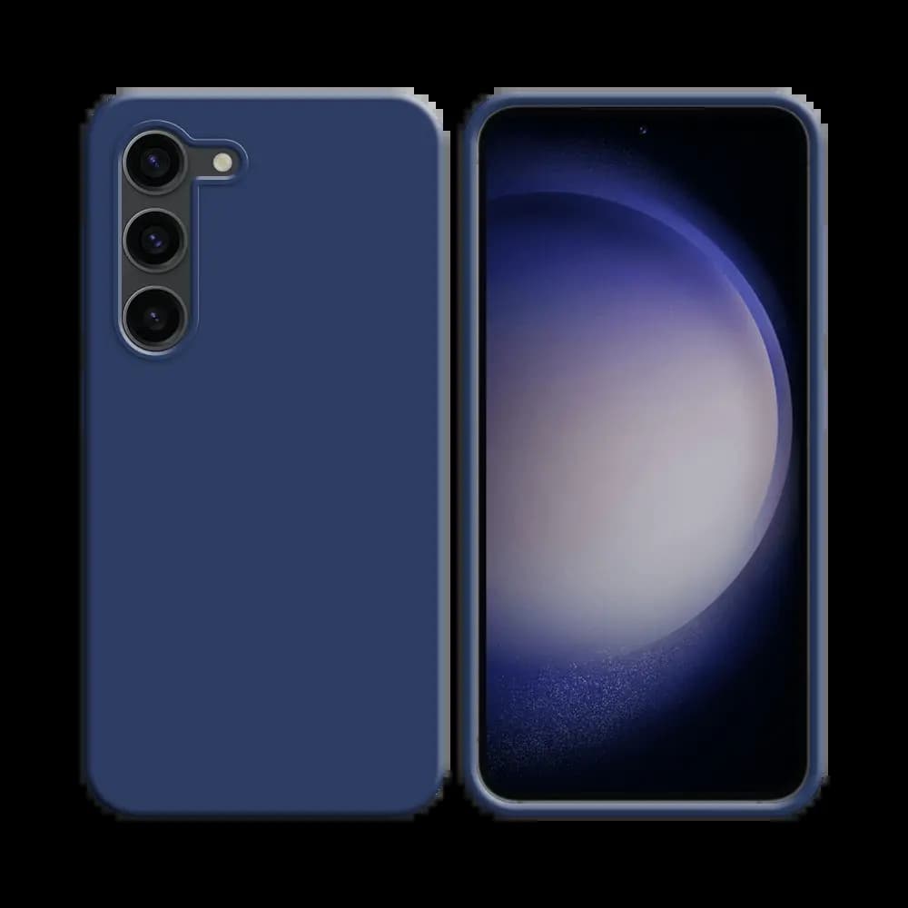 Coque silicone Samsung Galaxy S23 5G - Bleu Marine