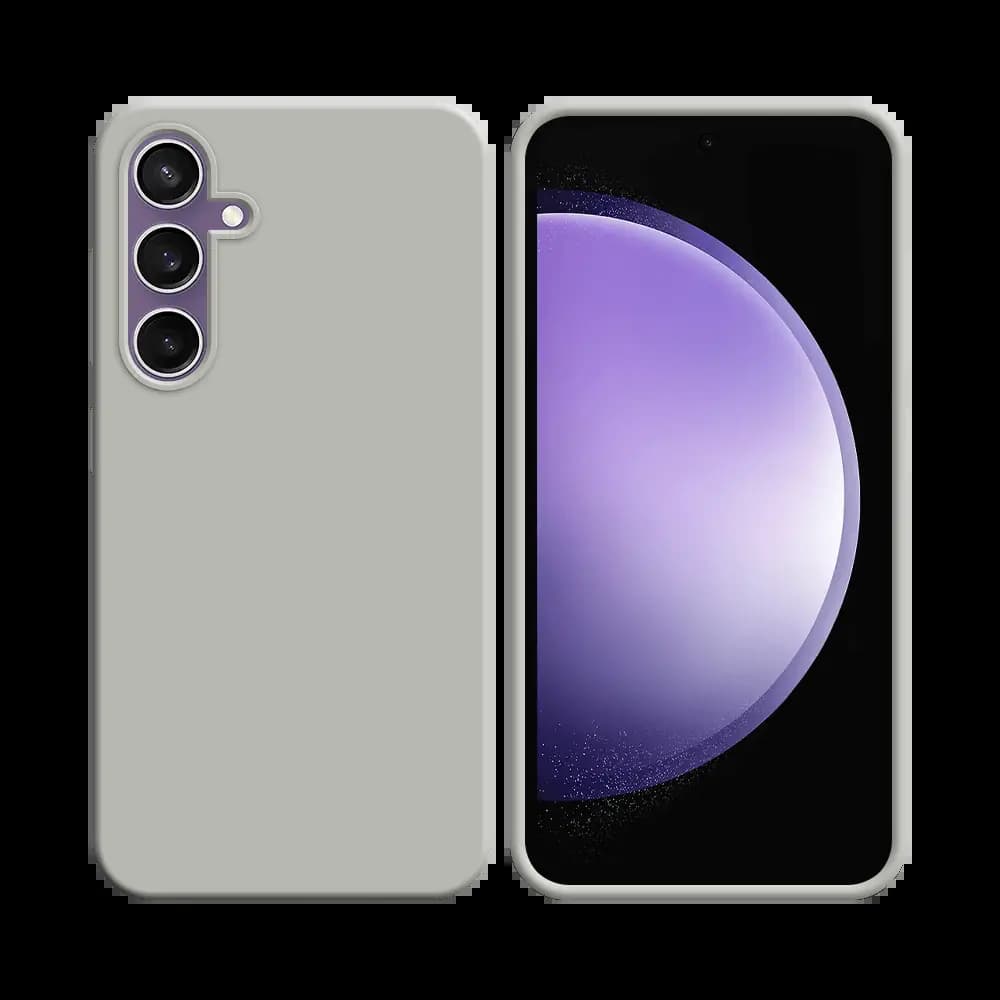 Coque silicone Samsung Galaxy S23 FE - Blanc