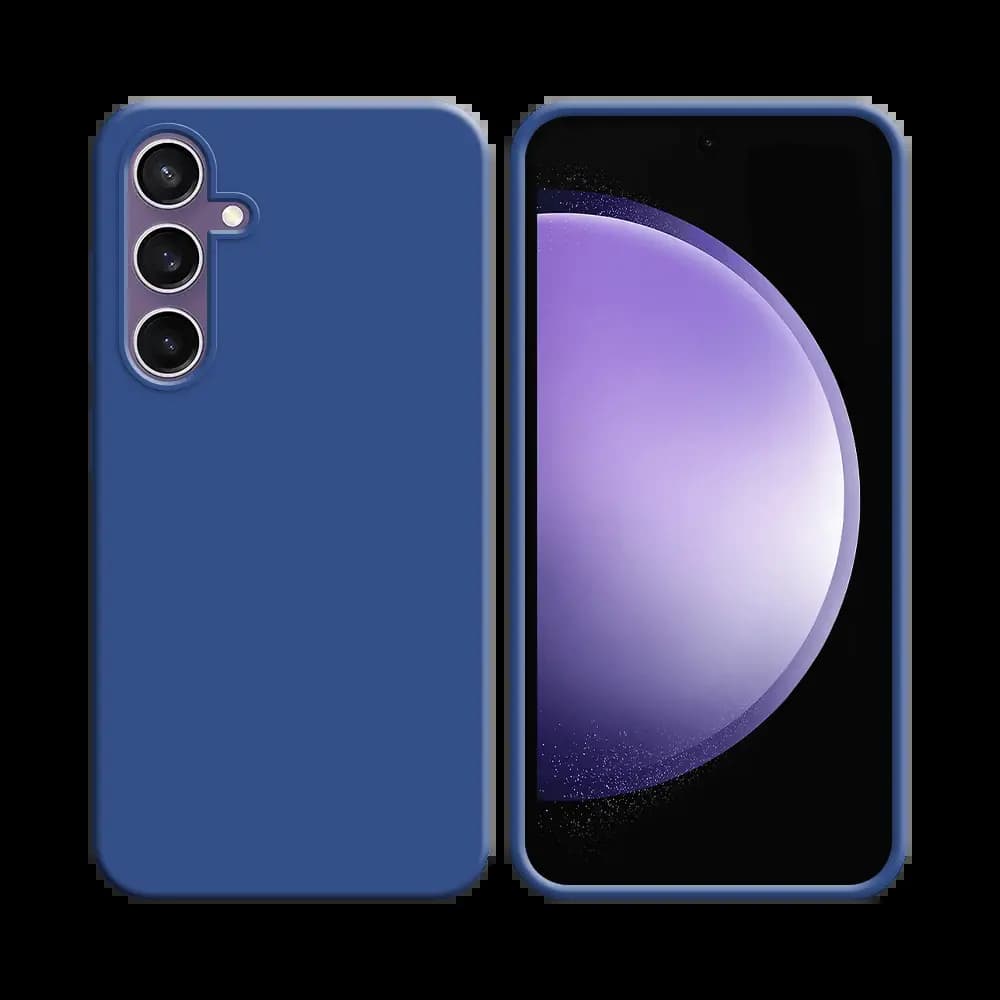 Coque silicone Samsung Galaxy S23 FE - Bleu Marine